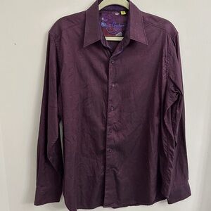 Robert graham paisley print button up shirt